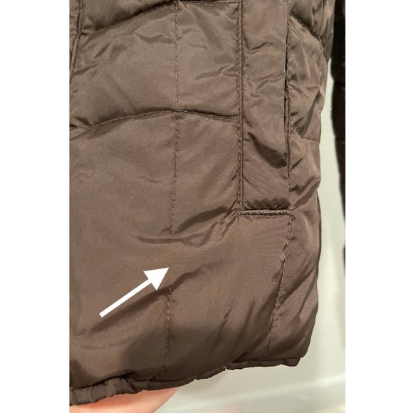 A&F Authentic Vintage Brown Puffer Winter Jacket - Picture 6 of 7